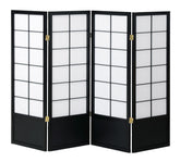 日式四片折疊屏風,120厘米,隔間/隔間/隱私屏風/室內裝飾/家具