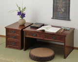 書桌 學習桌 T5622 秋草色 75cm 櫸木色 日本製造