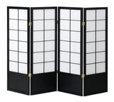 日式四片折疊屏風，120厘米，隔間/隔間/隱私屏風/室內裝飾/家具
