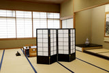 日式四片折疊屏風，120厘米，隔間/隔間/隱私屏風/室內裝飾/家具